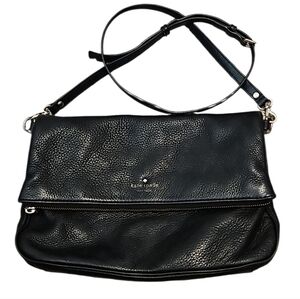 Kate Spade Black Pebbled Leather Crossbody/Shoulder Bag